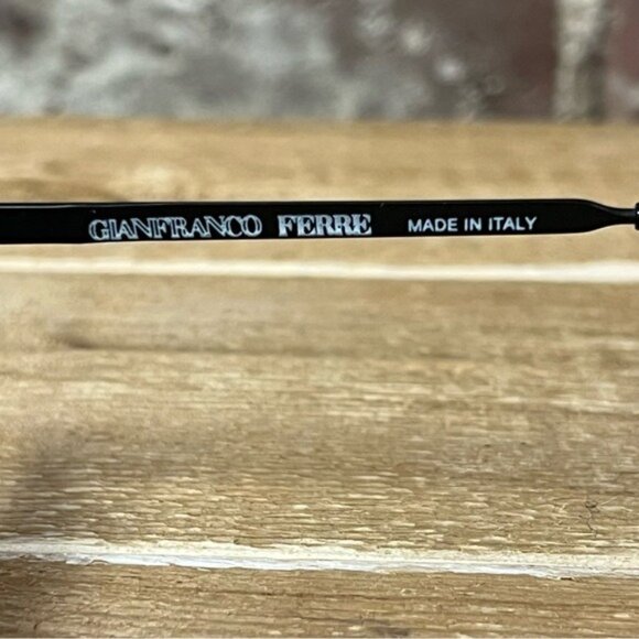 Gianfranco Ferre Vintage Black & Gold Sunglasses EUC main image 6
